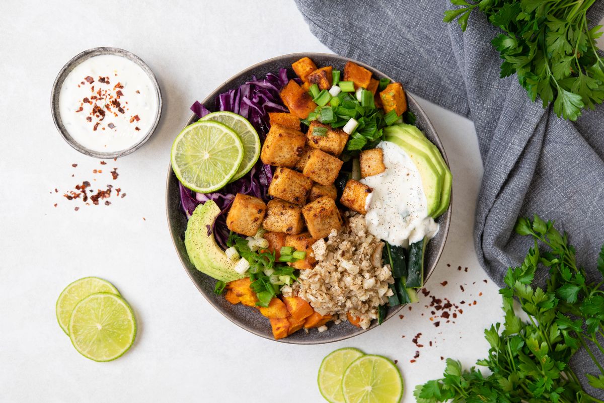 Low-Carb Tofu Power Bowl