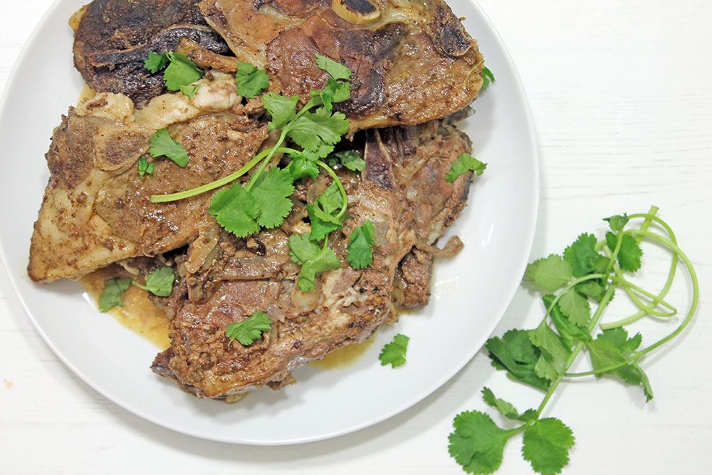 Keto Slow Cooker Moroccan Lamb Chops