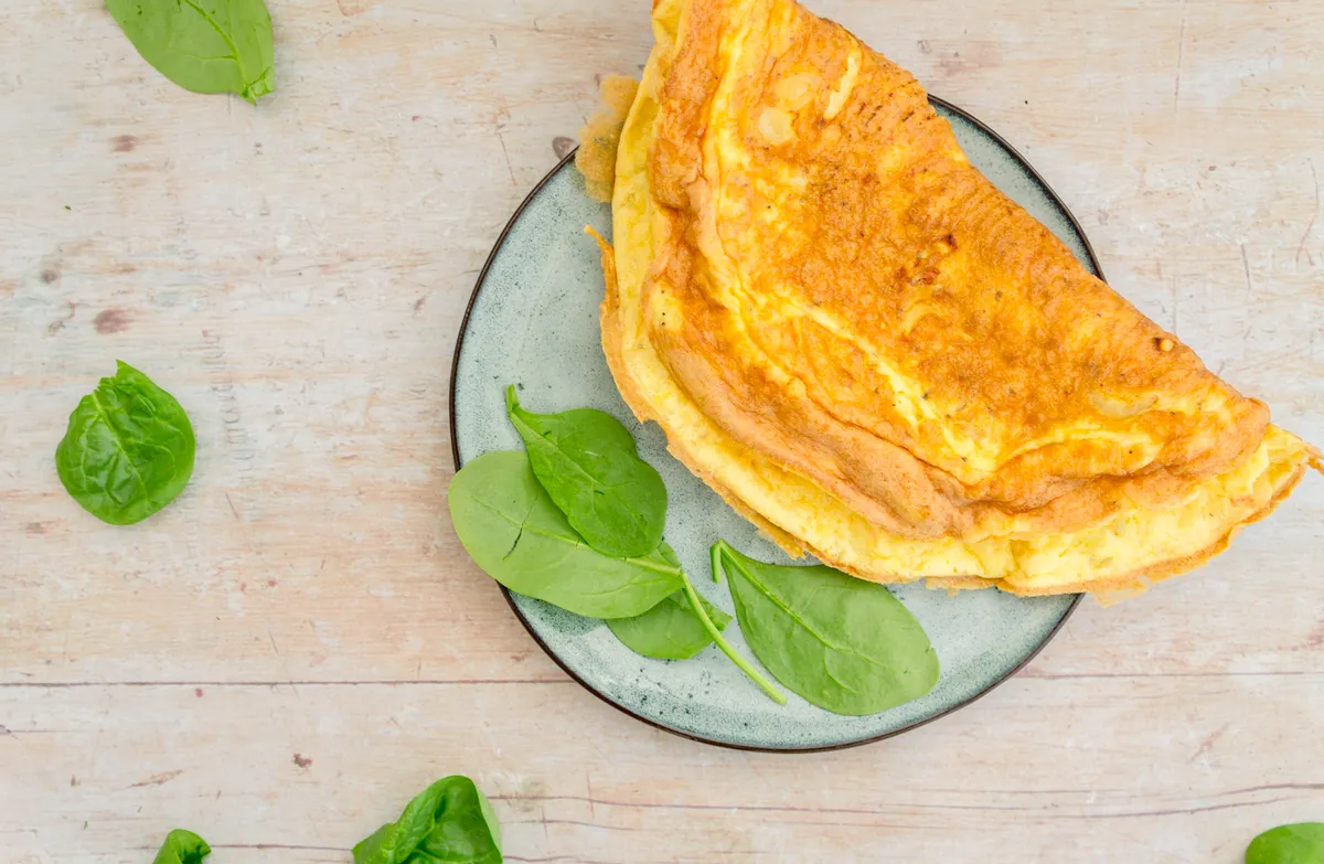 Keto Three Cheese Omelette