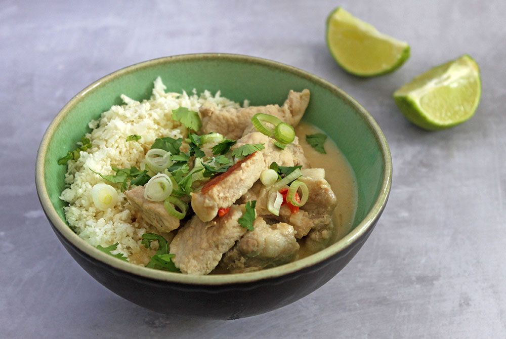 Keto Peanut And Coconut Pork Curry