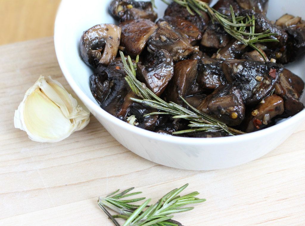 Low Carb Garlicky Mushrooms