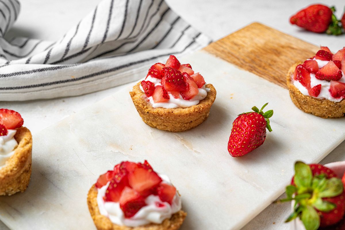 Mother’s Day Tea Party Keto Strawberry Tartlets