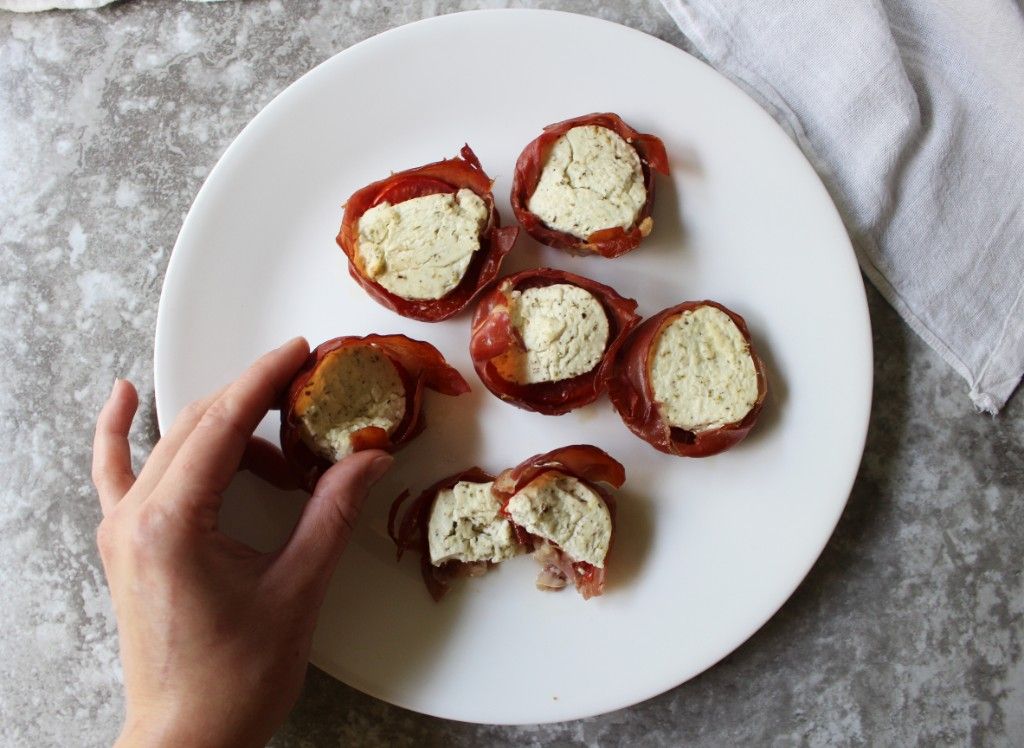 Keto Baked Prosciutto Cups