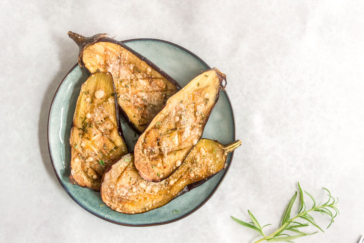 Low Carb Roasted Eggplant