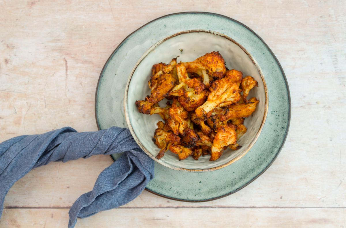 Keto Air Fryer BBQ Roasted Cauliflower