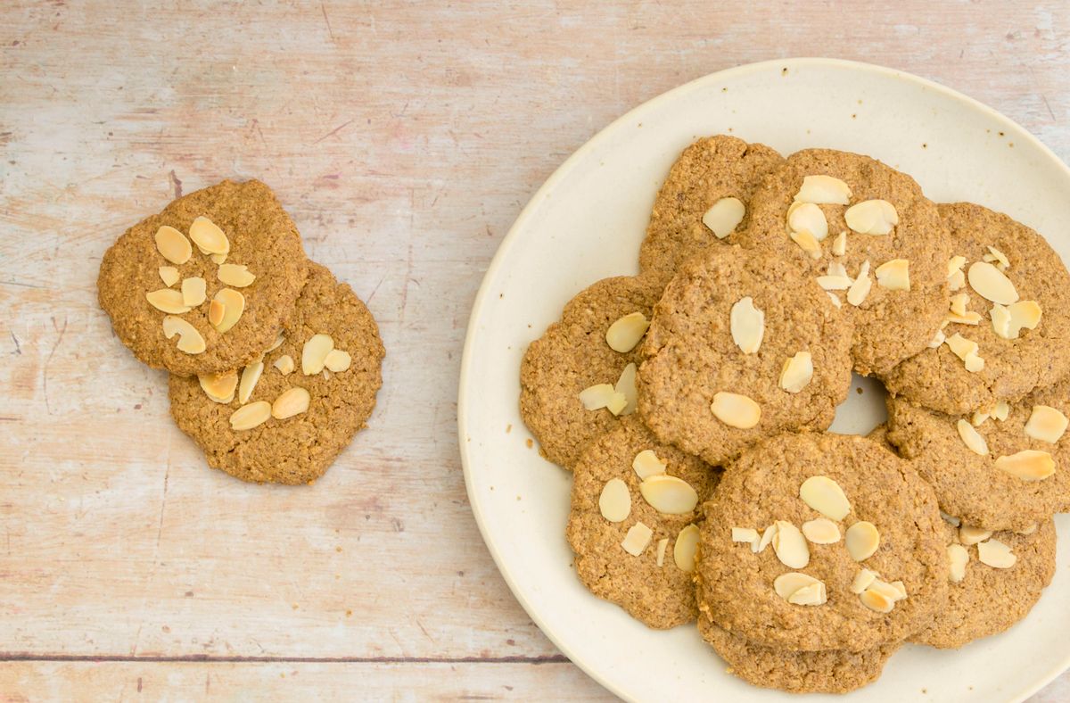 Keto Vegan Tahini and Almond Cookies