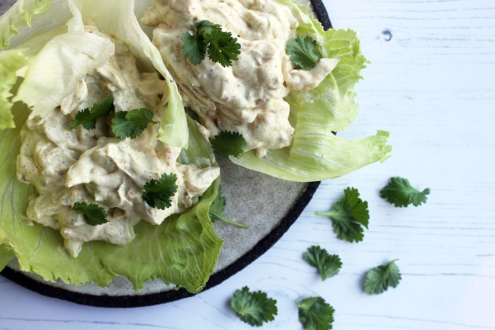 Keto Coronation Chicken