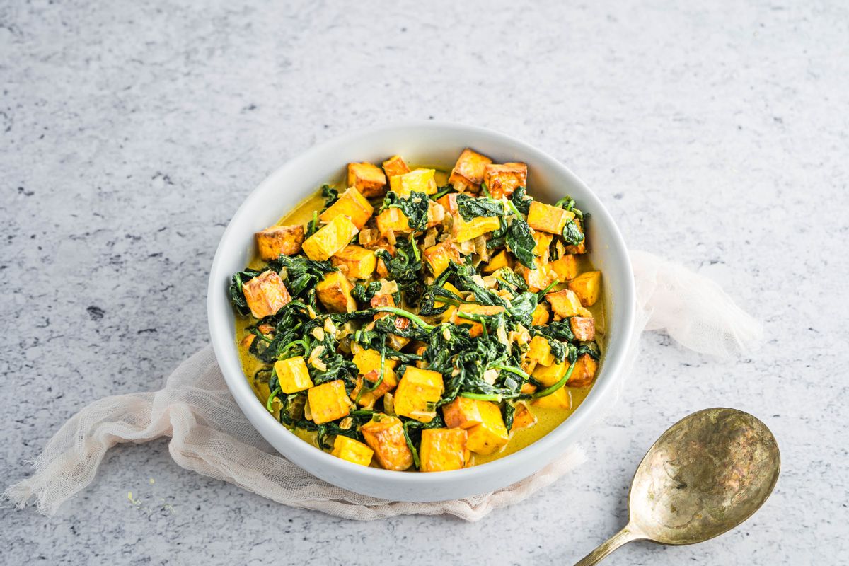 Low Carb Air Fryer Saag Paneer