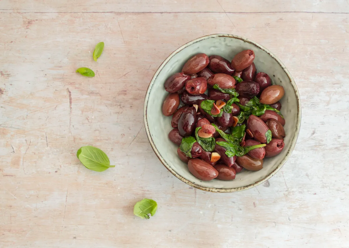 Keto Lemon and Basil Pan Fried Olives