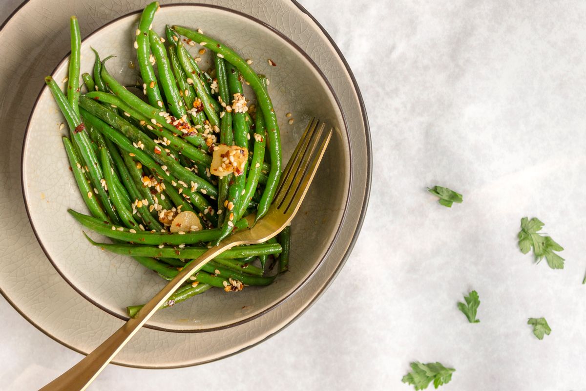 Keto Sesame Green Beans