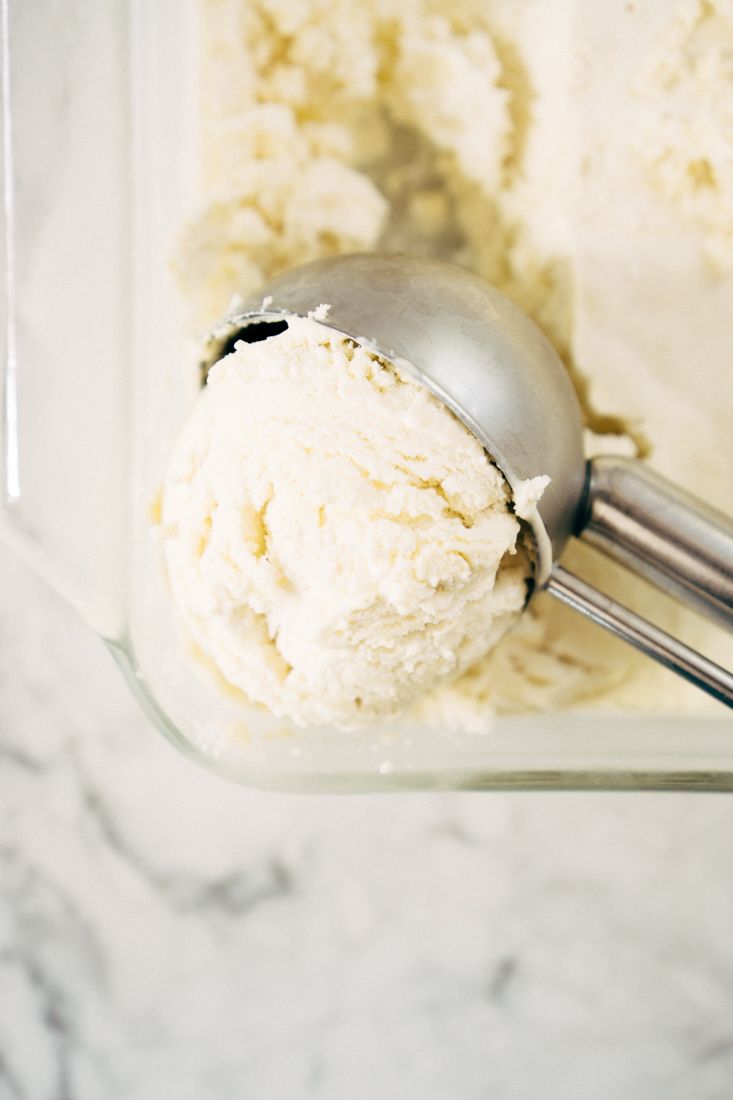 Keto No Churn Homemade Style Vanilla Ice Cream