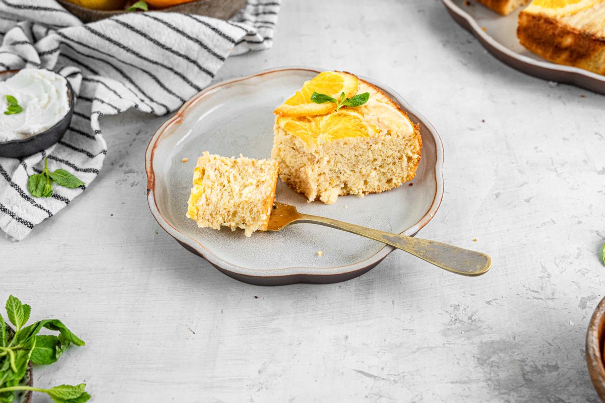 Keto Easter Upside Down Citrus Cake