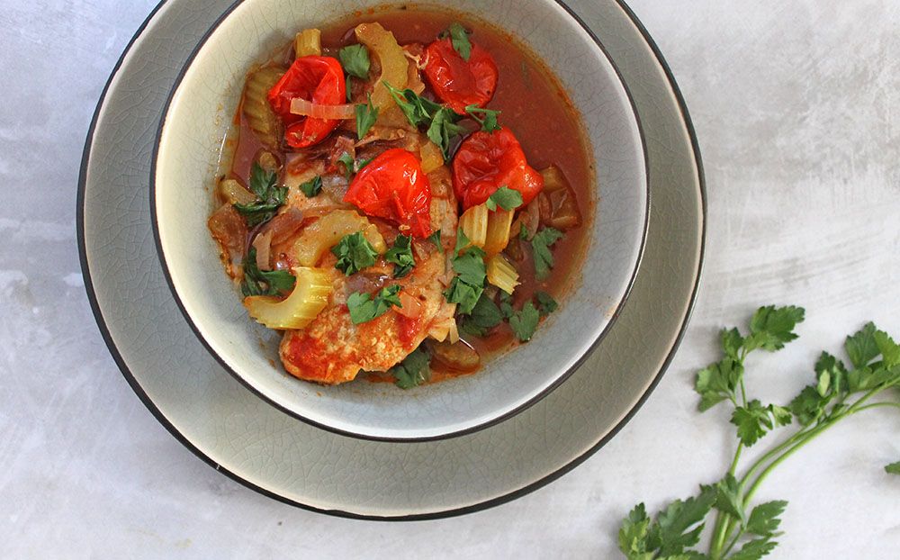 Keto Pork and Pepper Crockpot Stew