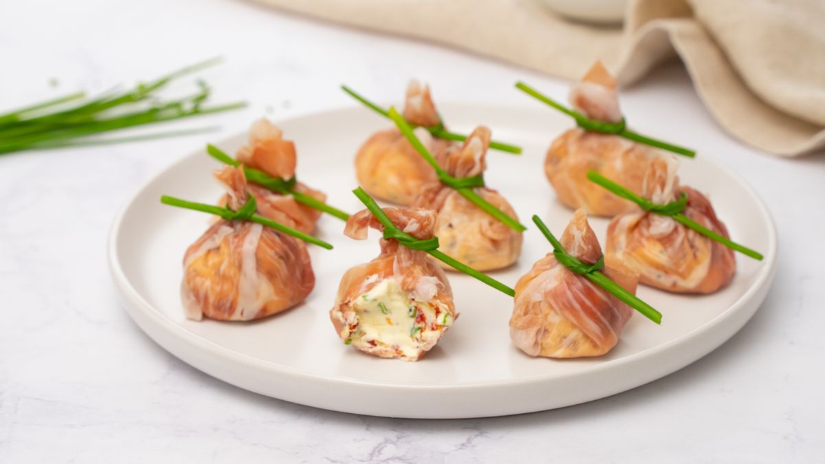 Keto Prosciutto Christmas Parcels