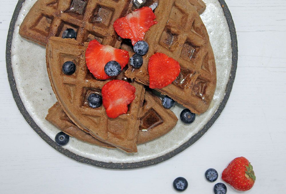 Keto Sweet Chocolate Waffles