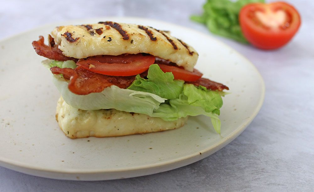 Keto Halloumi BLT