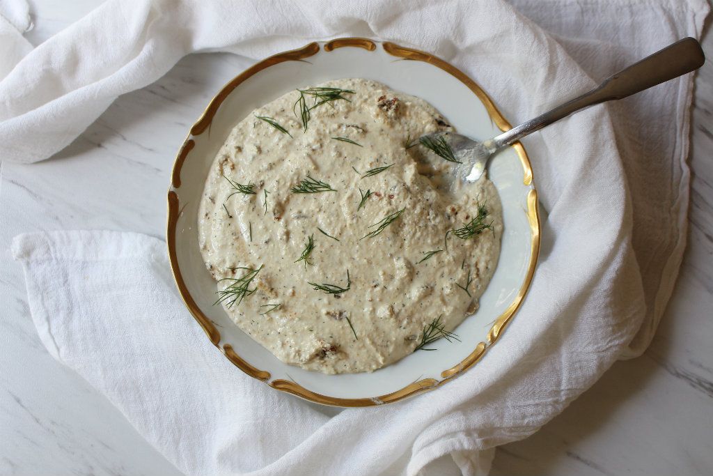 Keto Sun Dried Tomato and Olive Feta Dip