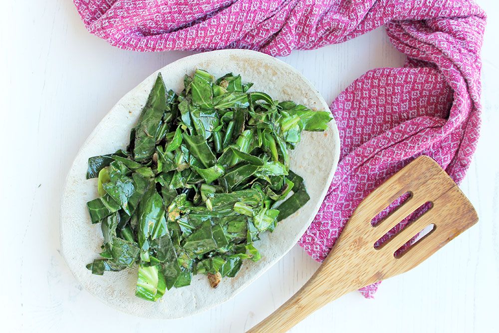 SAUTEED COLLARD GREENS