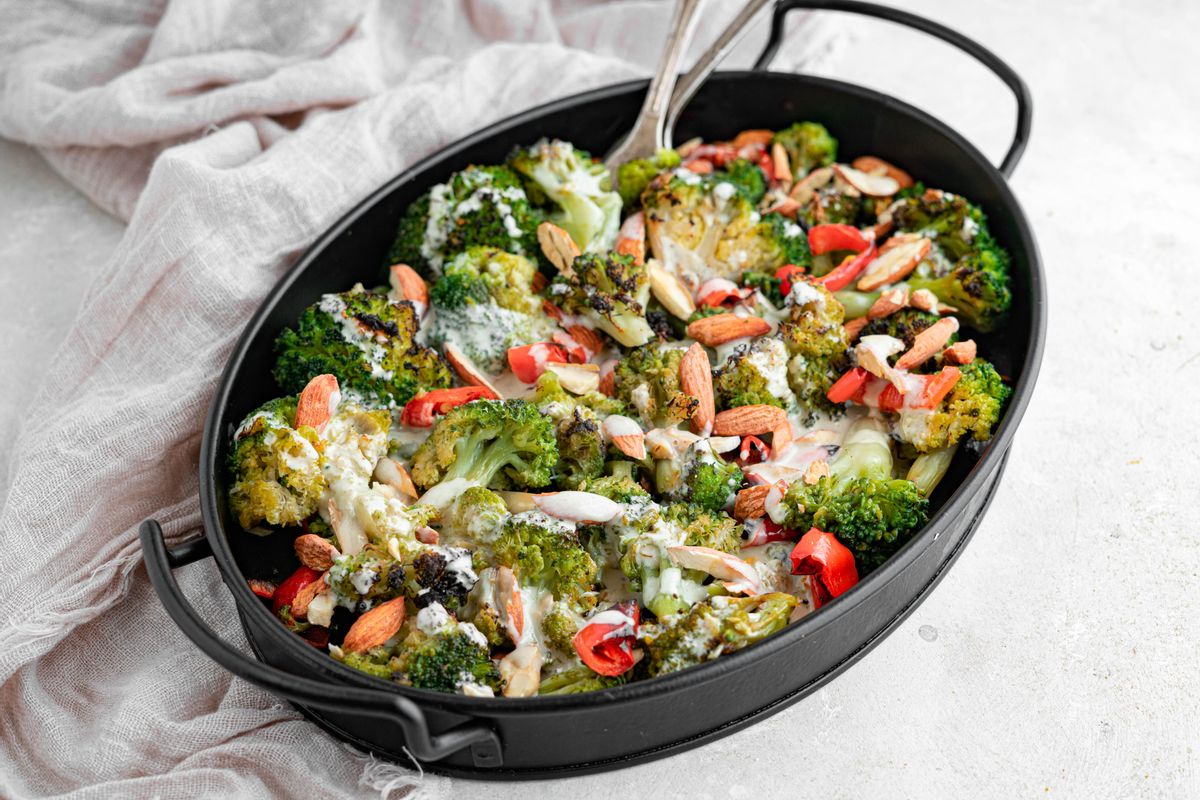 Keto Roasted Broccoli Salad