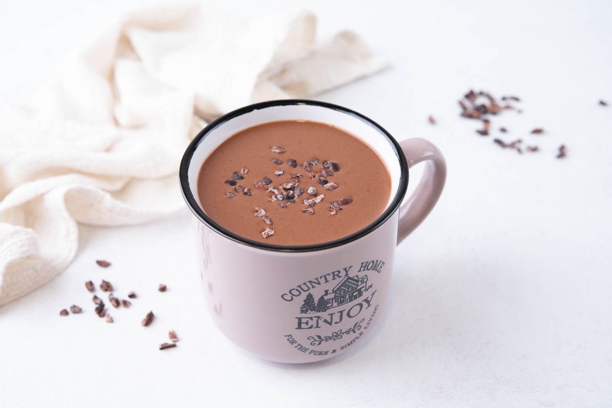 The Best Keto Vegan Bourbon Vanilla Hot Chocolate