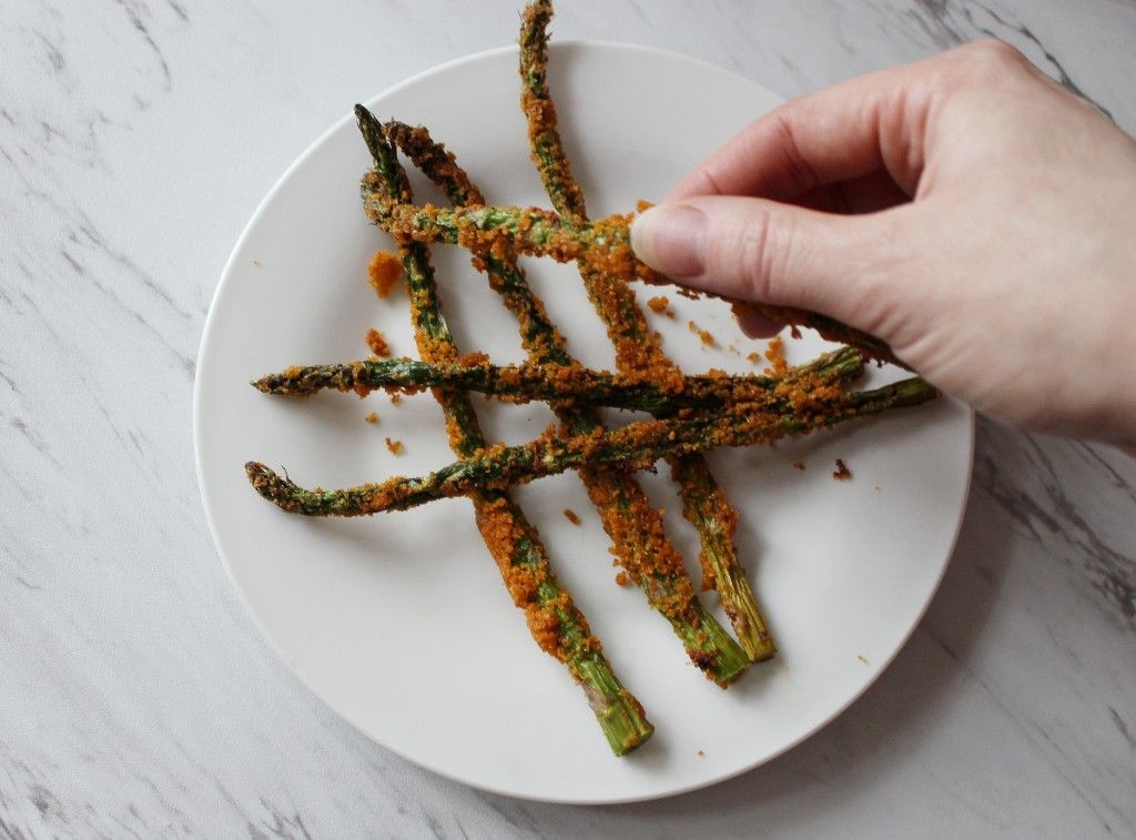 Keto Air Fried Crispy Asparagus