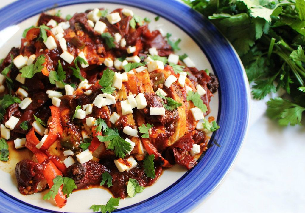 Keto Hasselback Fajita Chicken