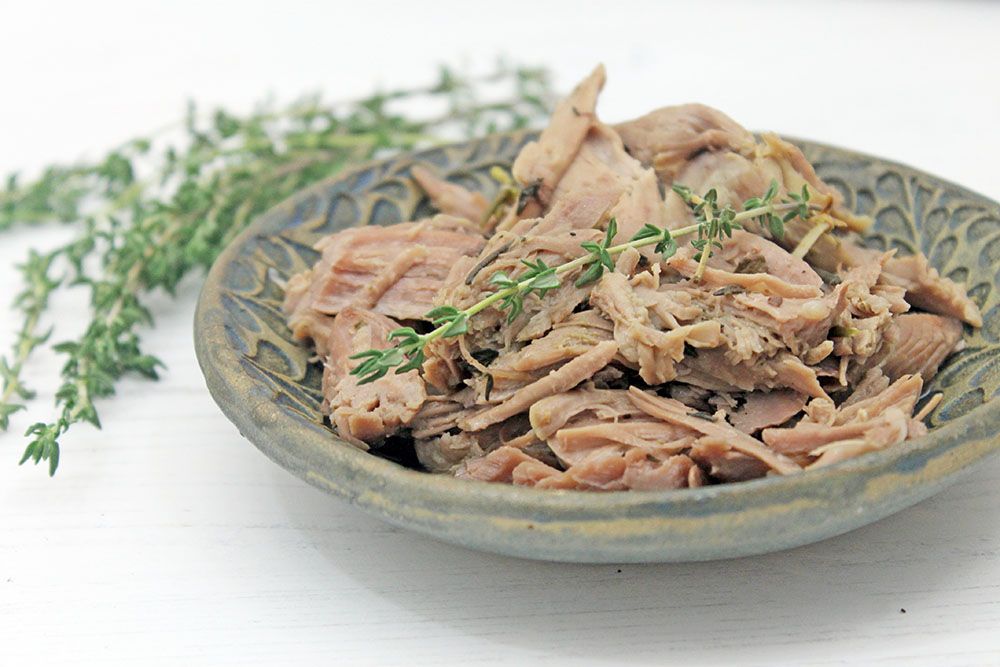 Keto Slow Cooker Pulled Turkey