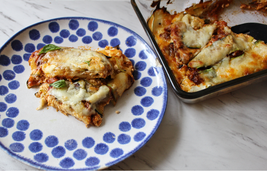 Low Carb Chicken Parmesan Lasagna