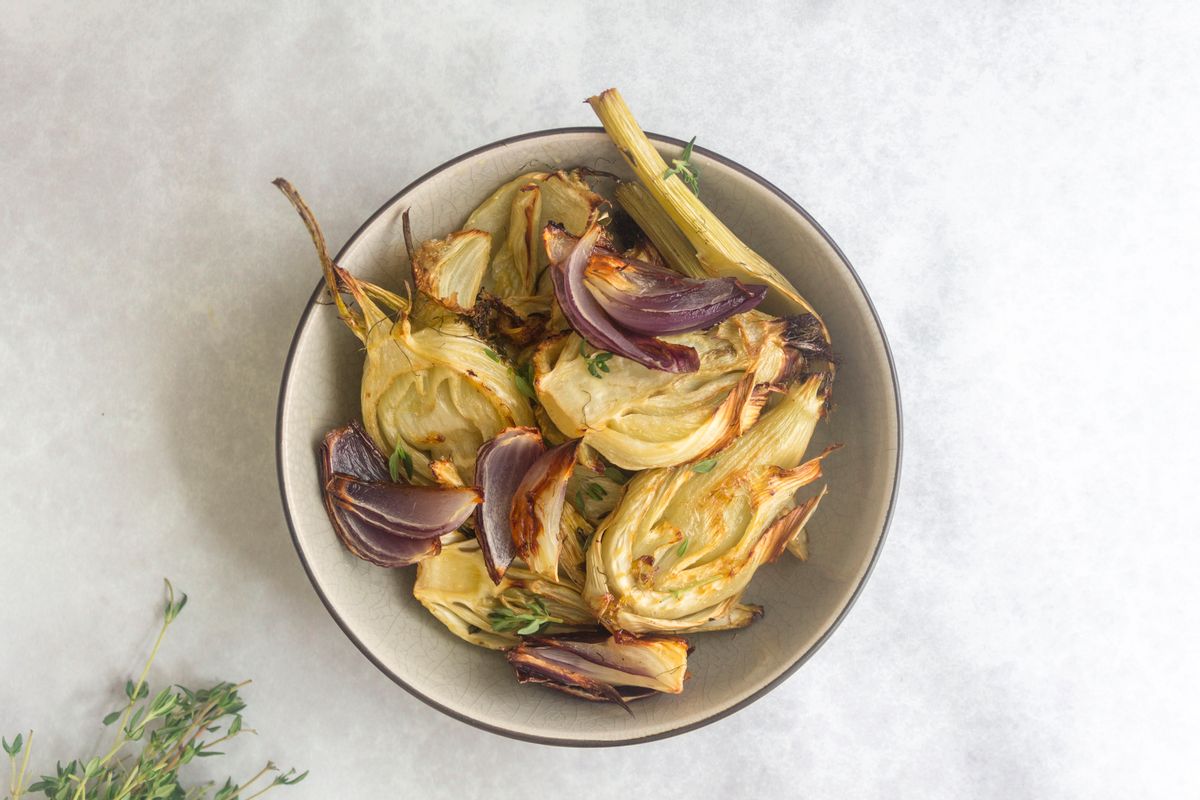 Keto Roasted Fennel and Onion