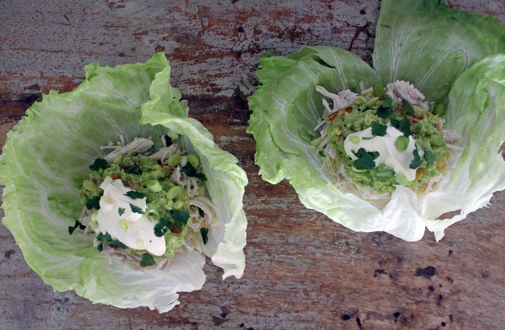 Low Carb Lettuce Nacho Wraps