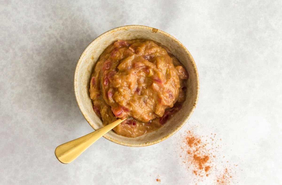 Keto Rhubarb Chutney