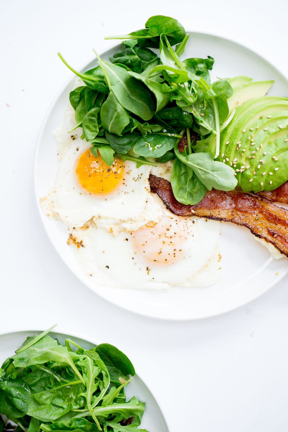 Keto Bacon and Eggs Plate