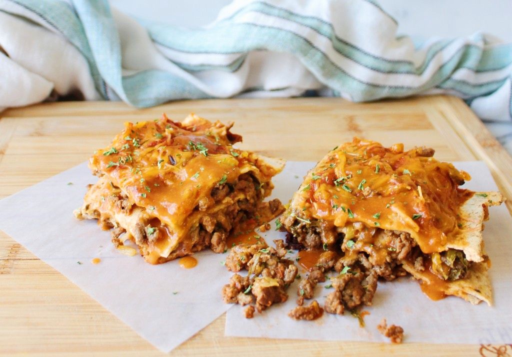 Low Carb Beef Burrito Casserole