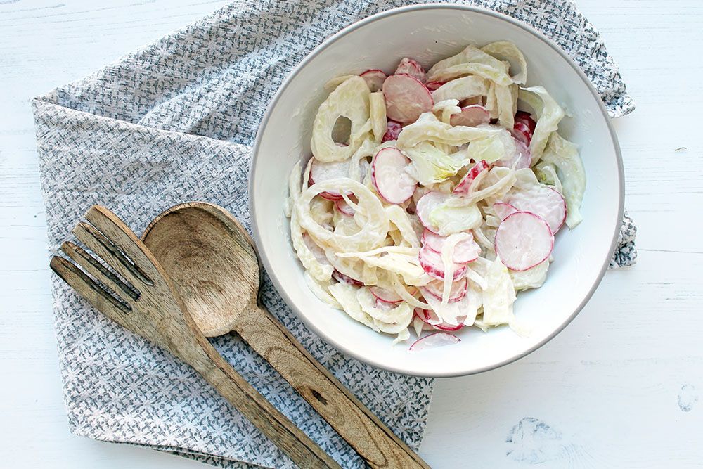 Keto Fennel and Radish Salad