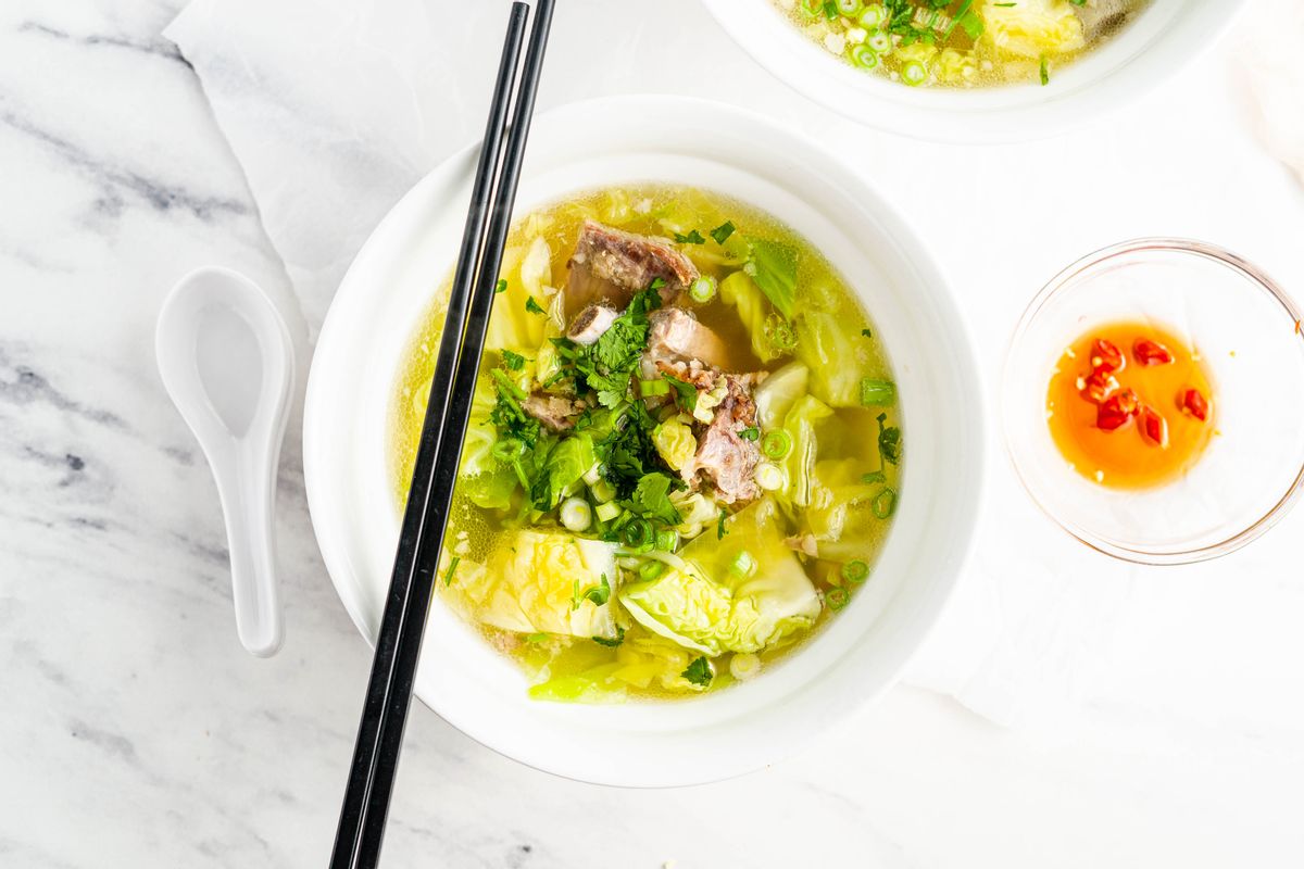 Best Paleo Low Carb Vietnamese Pork and Cabbage Soup