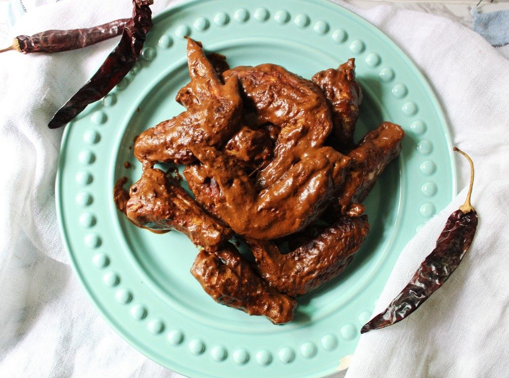 Keto Mole Chicken Wings