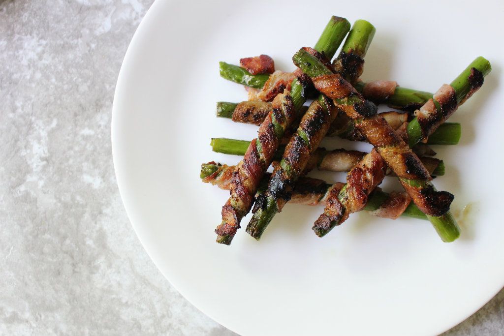 Keto Bacon Wrapped Asparagus