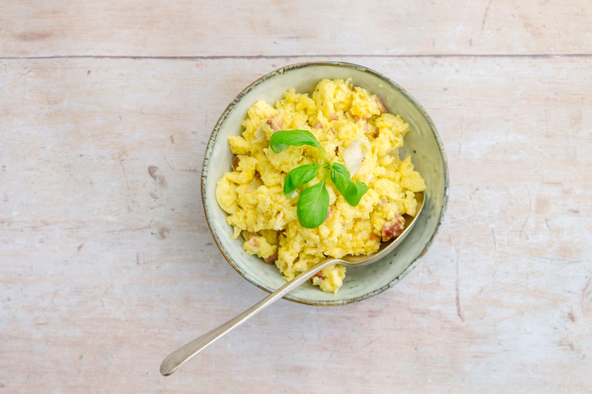 Breakfast Egg Scramble with Brie Recipe 