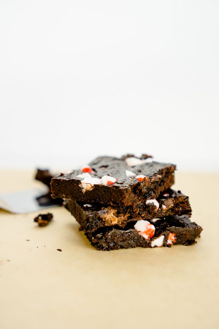 Keto One-Bowl Peppermint Brownies