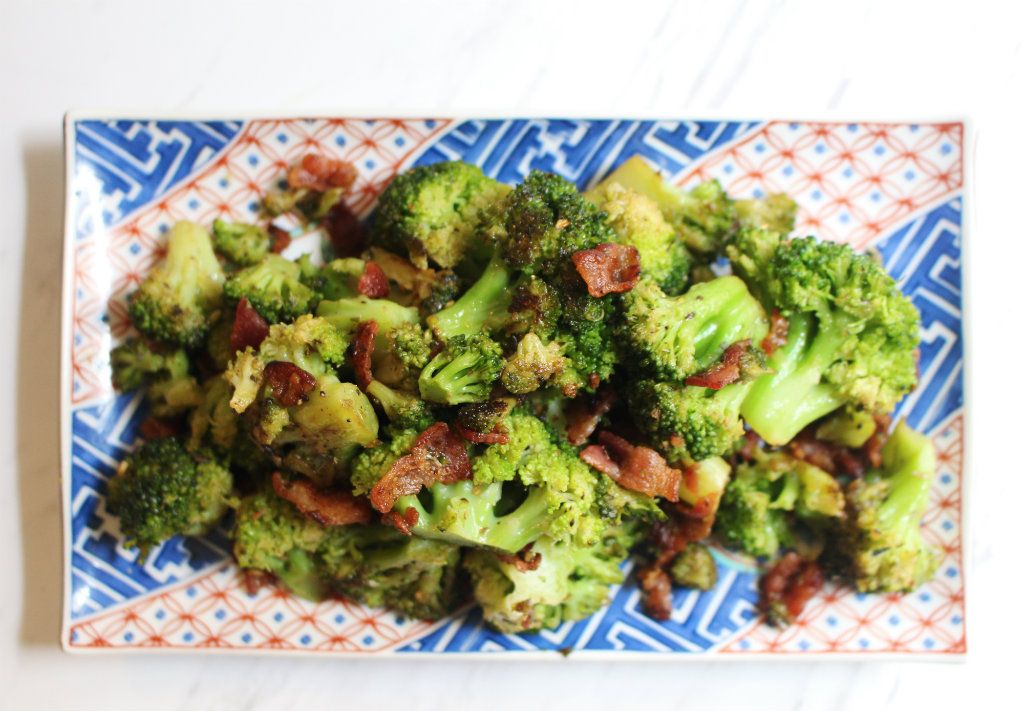 Keto Buttery Broccoli And Bacon