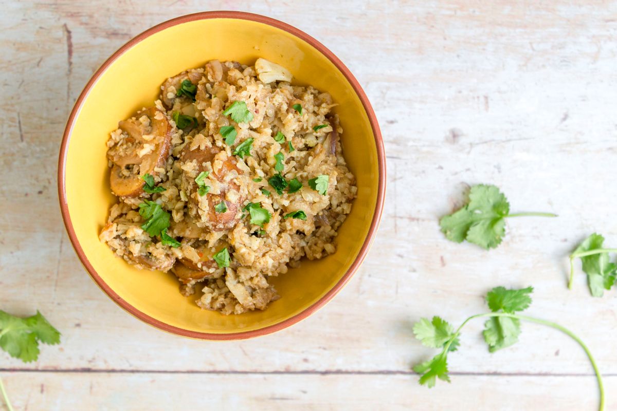 Keto Moroccan Mushroom Rice