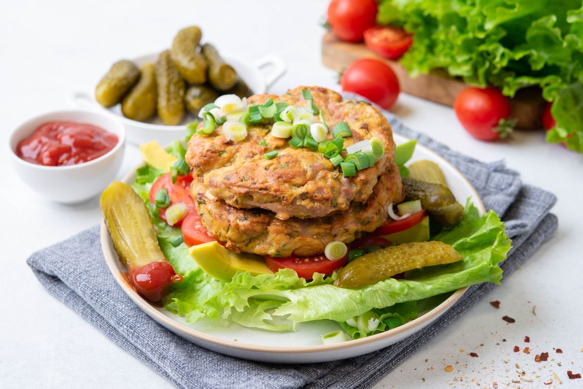 Keto Baked Tuna Burgers