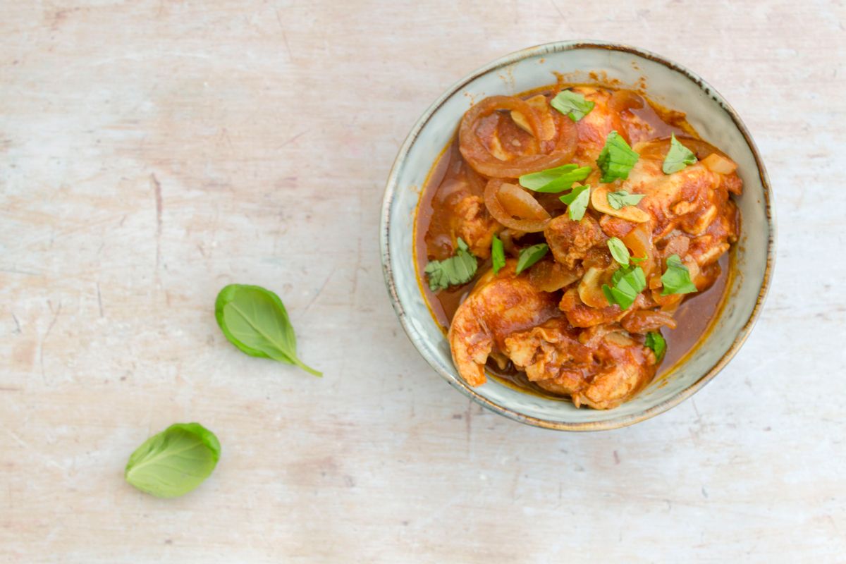 Keto Smoky Crockpot Chicken Thighs