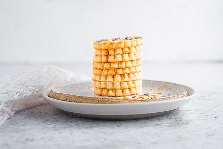 Keto Sprinkle Sugar Cookies