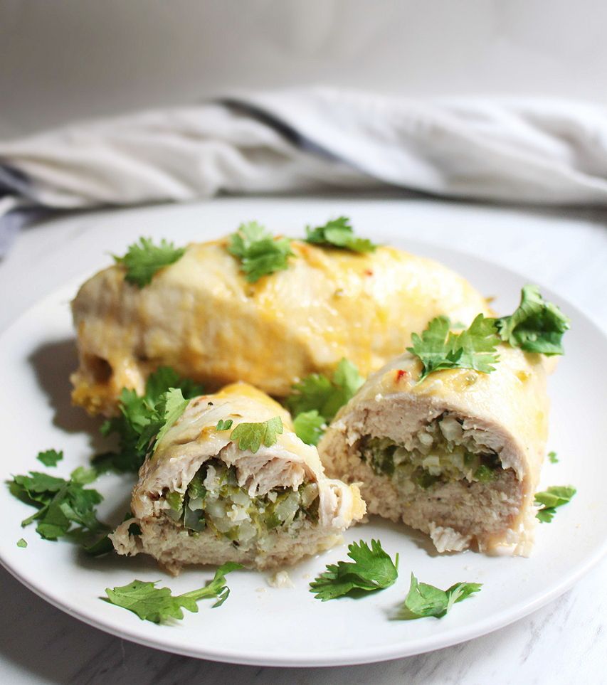 Keto Tex-Mex Stuffed Chicken