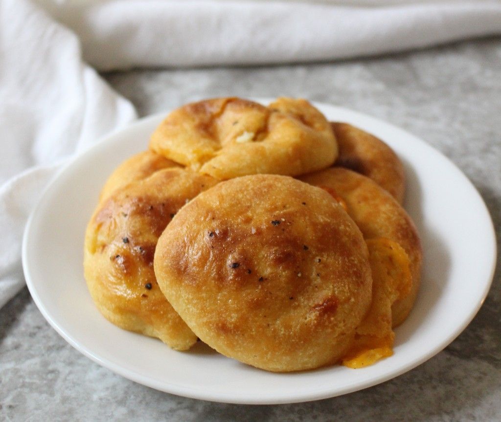 Keto Cheesy Ham and Cheddar Puffs