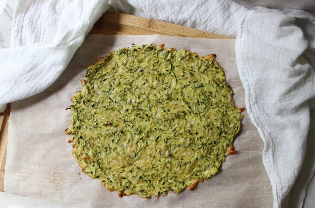 Keto Basic Zucchini Pizza Crust