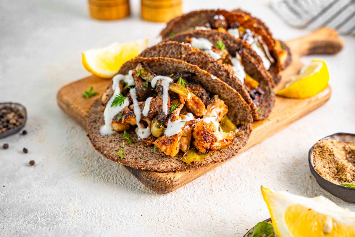 Easy Keto Vegan Cauliflower Tacos