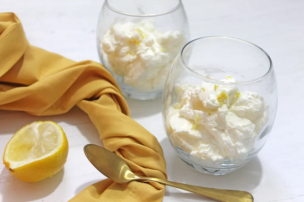 Keto Lemon Mascarpone Mousse