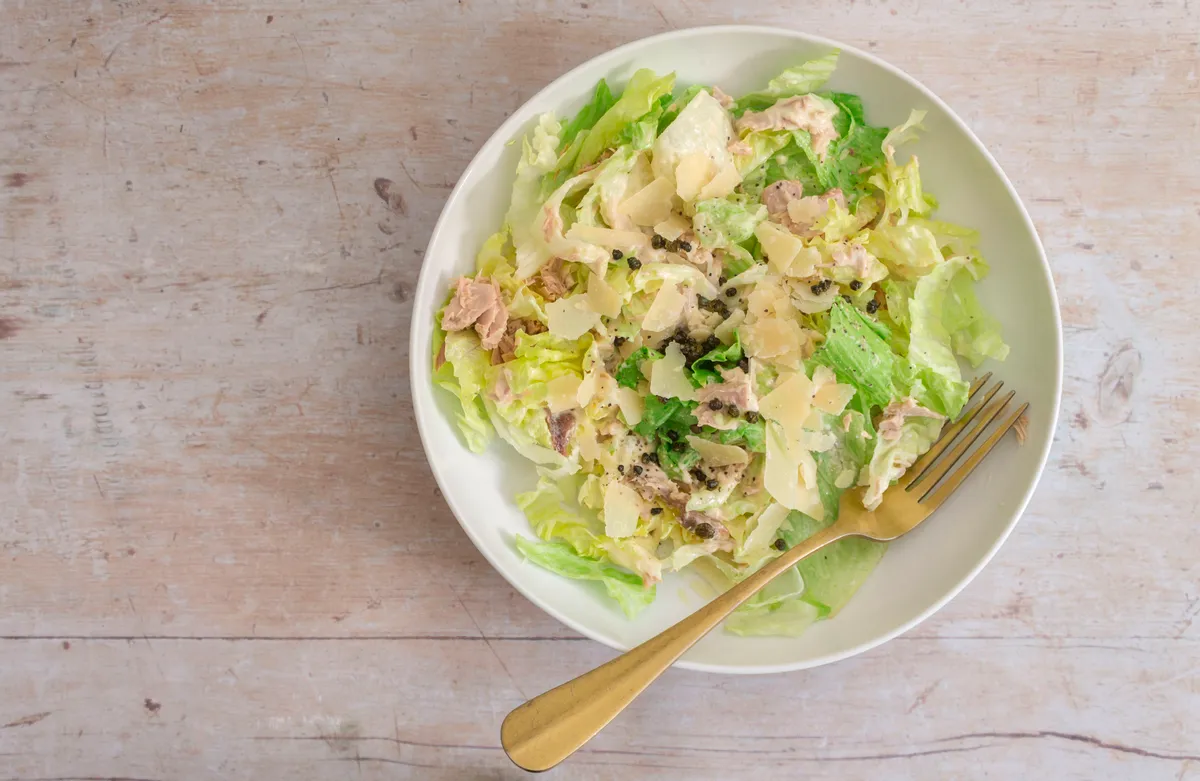 Keto Tuna and Anchovy Salad